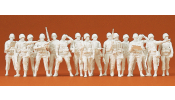 PREISER 16529 Amerikai gyalogos katonák, modern Us Army (festetlen)