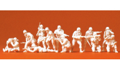 PREISER 16533 Amerikai gyalogos katonák, modern Us Army (festetlen)