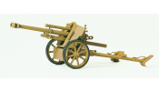 PREISER 16534 Német 105 mm-es tábori ágyú, Wehrmacht (festetlen)