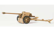 PREISER 16535 Német 75mm-es páncélelhárító ágyú PAK 40, Wehrmacht (1939-45) (festetlen)