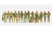 PREISER 16548 Amerikai harckocsizók, modern US Army (festetlen)