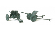 PREISER 16549 Német 37mm-es páncélelhárító ágyú PAK 37, Wehrmacht 1939-45 (2 db) (festetlen) PREISER 16549 Német 37mm-es páncélelhárító ágyú PAK 37, Wehrmacht 1939-45 (2 db) (festetlen)