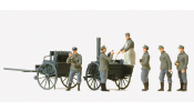 PREISER 16594 Tábori konyha katonákkal, Wehrmacht (1939-45) (festetlen)