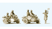 PREISER 16614 Szovjet motorkerékpárosok, Zündapp KS 750 (festetlen) PREISER 16614 Szovjet motorkerékpárosok, Zündapp KS 750 (festetlen)