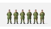 PREISER 16840 Német katonák, álló, Bundeswehr