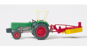 PREISER 17930 Deutz D6206 traktor forgó/vágó adapterrel