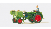 PREISER 17935 Traktor burgonyaszedő adapterrel