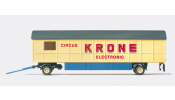 PREISER 21030 Generátor és elektromos vezérlőpótkocsi, Zirkus Krone