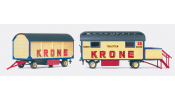 PREISER 21052 WC pótkocsi (2 db), Zirkus Krone