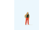 PREISER 28191 Mann mit Rucksack