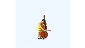 PREISER 28273 Musikantin mit Kontrabass