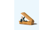 PREISER 29113 Vampir, Sargedeckel hebend