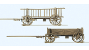 PREISER 30413 Abgestellter Leiter- und Kast
