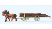 PREISER 30465 Langholzwagen