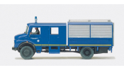 PREISER 37000 Mercedes-Benz LA 1113 B/42 teherautó, csapatszállító THW