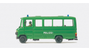 PREISER 37020 Mercedes-Benz 508D kisbusz, POLIZEI