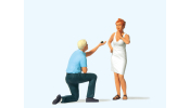 PREISER 44932 Heiratsantrag mit Ring