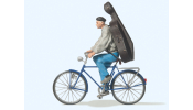 PREISER 45070 Student auf Fahrrad