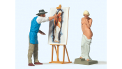 PREISER 45095 Kunstmaler und Modell