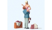 PREISER 45120 LGB Gut angekommen 2 Figuren