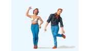 PREISER 45127 LGB Paar in Jeans