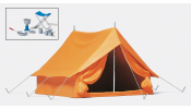 PREISER 45215 Campingzelt