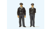 PREISER 63101 Polizisten stehend. Blaue Uni