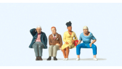PREISER 65350 1:45 Sitzende Reisende 4 Fig.