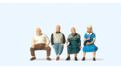 PREISER 65351 1:45 Sitzende Reisende 4 Fig.