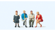 PREISER 65352 1:45 Sitzende Reisende 4 Fig.