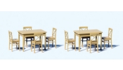 PREISER 68281 2 Tische und 8 Stühle. Bausat PREISER 68281 2 Tische und 8 Stühle. Bausat