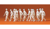 PREISER 72504 1:72 Menetelő német gyalogság, Wehrmacht (1939-1945)