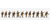 PREISER 72540 1:72 Angreifende Infanterie. Winte