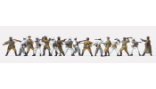 PREISER 72552 1:72 Wehrmacht gyalogság közelharcban, téli öltözetben (1943-45)