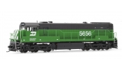 Rivarossi 2621 Diesel-electric locomotive GE U28C Burlington Northern, road number 5656 Rivarossi 2621 Diesel-electric locomotive GE U28C Burlington Northern, road number 5656