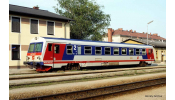 Rivarossi 2757S diesel railcar class 5047 grey-red-blue livery with old ÖBB logo, period IV-V, with DCC sound decoder