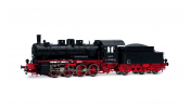 Rivarossi 2893S DR, steam locomotive 55 7254, black/red livery, ep. III, with DCC sound decoder Rivarossi 2893S DR, steam locomotive 55 7254, black/red livery, ep. III, with DCC sound decoder