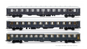 Rivarossi 4412 FS, 3-unit pack Exp 234/235 Remus Roma  Wien, UIC-X Bcm, UIC-X 1st + UIC-X 1st/2nd cl., IV-V