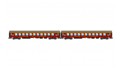 Rivarossi 4419 DR, 2-unit pack OSShD type sleeping coaches WLAB, red livery without decorative lines, ep.IV Rivarossi 4419 DR, 2-unit pack OSShD type sleeping coaches WLAB, red livery without decorative lines, ep.IV