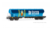 Rivarossi 6692  FS, cereal hopper wagon   De Cecco  , rounded sides, light blue livery, VI 