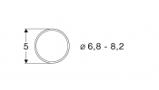 ROCO 40067 Tapadógyűrű 6.8÷8.2 mm-es kerékre (10 db)