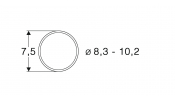 ROCO 40068 Tapadógyűrű 8.3÷10.2 mm-es kerékre (10 db)