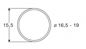 ROCO 40072 H0 AC Tapadógyűrű 16.5-19 mm kerékre (10 db)