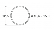 ROCO 40075 H0 AC Tapadógyűrű 12.5-15.3 mm-es kerékre (10 db)