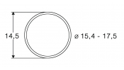 ROCO 40076 H0 AC Tapadógyűrű 15.4-17.5 mm kerékre (10 db)