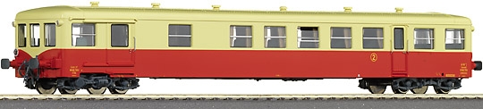 Roco 45690-2 - Remorque D'autorail XRBD Decauville Rouge/crème Avec éclairage - NEUF