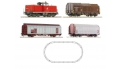 ROCO 51140 Analóg kezdőkészlet: dízelmozdony 2048 + tehervonat, ÖBB ROCO 51140 Analóg kezdőkészlet: dízelmozdony 2048 + tehervonat, ÖBB