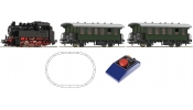 ROCO 51152 Analóg kezdőkészlet: BR 80 gőzmozdony + személyvonat ROCO 51152 Analóg kezdőkészlet: BR 80 gőzmozdony + személyvonat