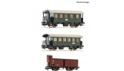 ROCO 6200040 3er Set Nebenbahnzug DB