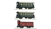 ROCO 6200040 3er Set Nebenbahnzug DB